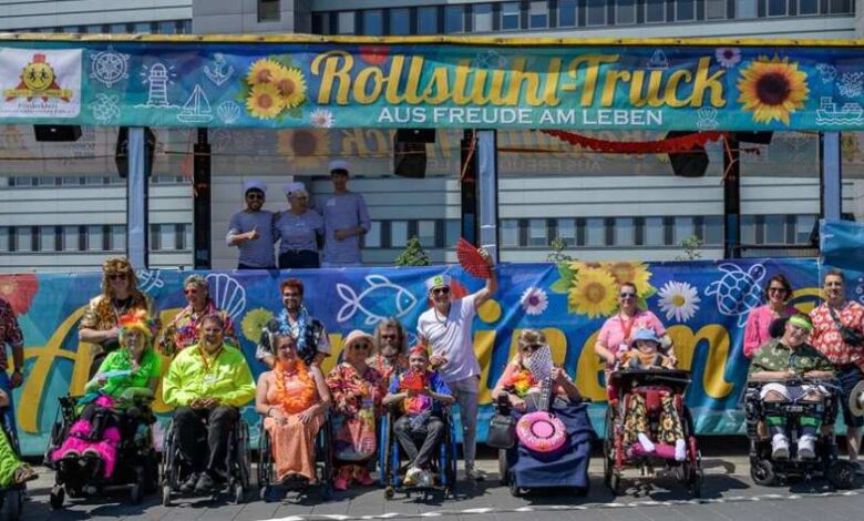 Schlagermove 2024: Der Rollstuhl-Truck ist wieder am Start