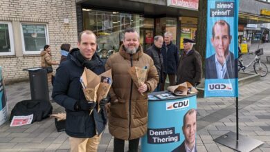 Politik vor der Haustür: CDU und FDP Fraktionen suchten das Gespräch mit dem Bürger