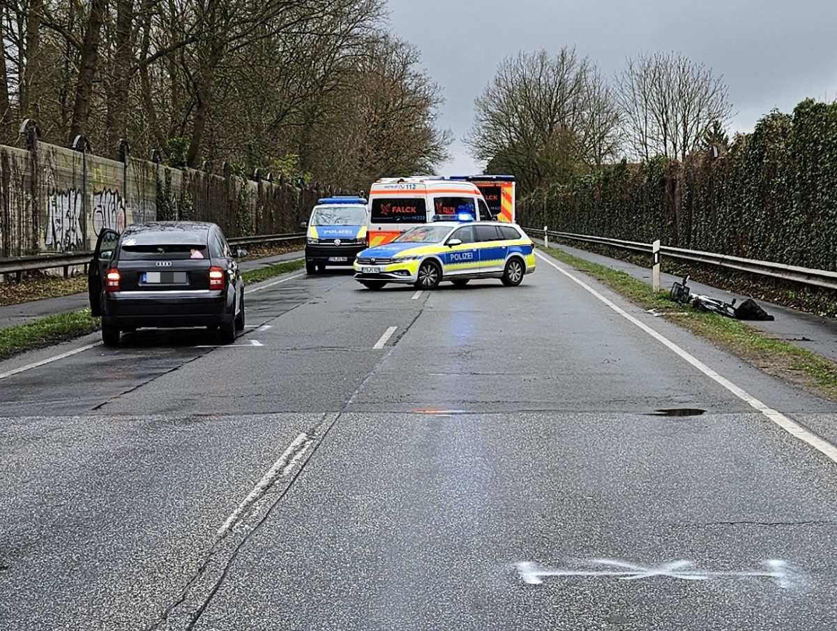 15-jähriges Mädchen bei Unfall auf der B73 schwer verletzt
