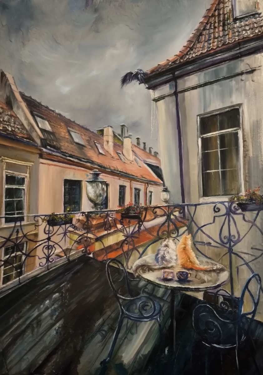 Entdecken Sie Vilnius: Ausstellung von Iryna Kogan im Kulturhaus Süderelbe