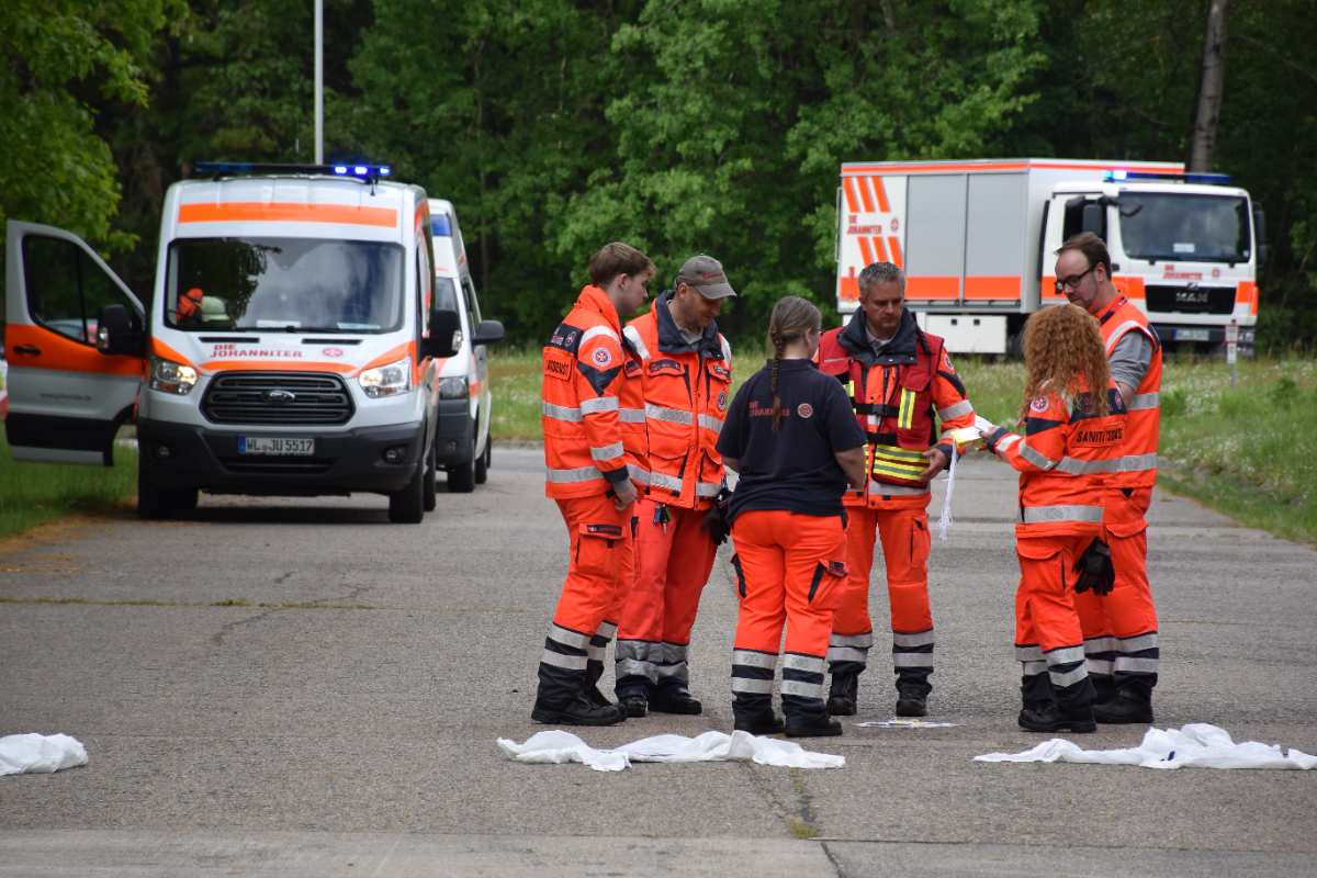 Großes Ausbildungswochenende der Johanniter im Bereich Bevölkerungsschutz