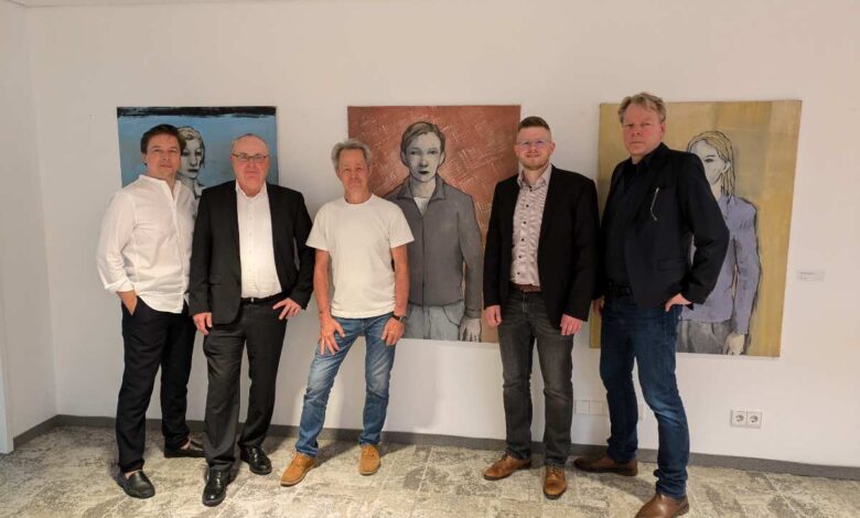 Sparkasse Harburg-Buxtehude zeigt Werke des Harburger Künstlers Jens Hoff