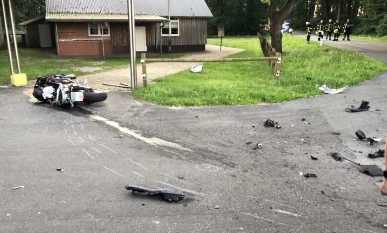 Schwerer Verkehrsunfall in Estorf: Motorradfahrer schwer verletzt