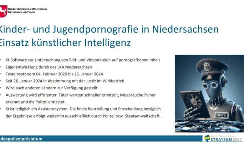 Lagebild Cybercrime und Kinderpornografie 2023 zeigt deutlich steigende Zahlen in Niedersachsen
