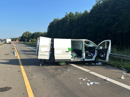 Schwerer Verkehrsunfall auf der BAB 39 in Richtung Hamburg