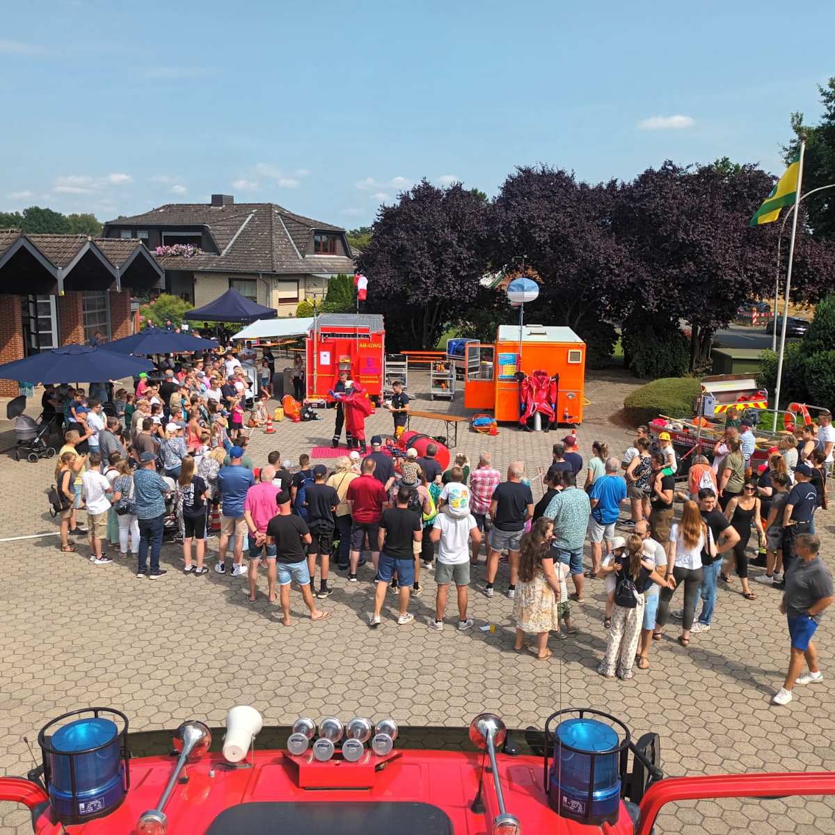 Besucheransturm beim Tag der offenen Tür der Feuerwehr Maschen
