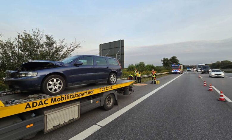Doppelter Einsatz für die Freiwillige Feuerwehr Maschen auf der A1