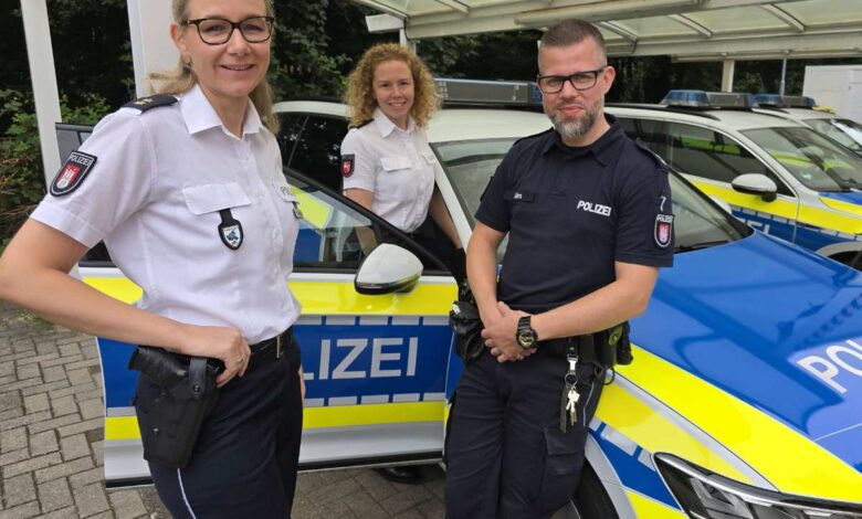 Polizeiaustausch: Hamburger Beamte im Einsatz in Buxtehude
