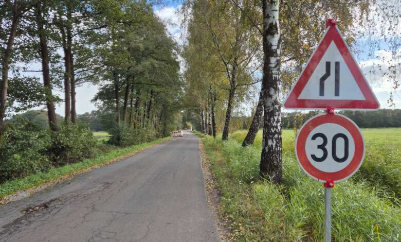Horster Damm nach Unfall zeitweise wieder befahrbar – Einschränkungen für PKW bleiben bestehen