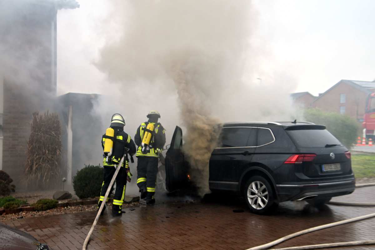 firefighters putting out a fire