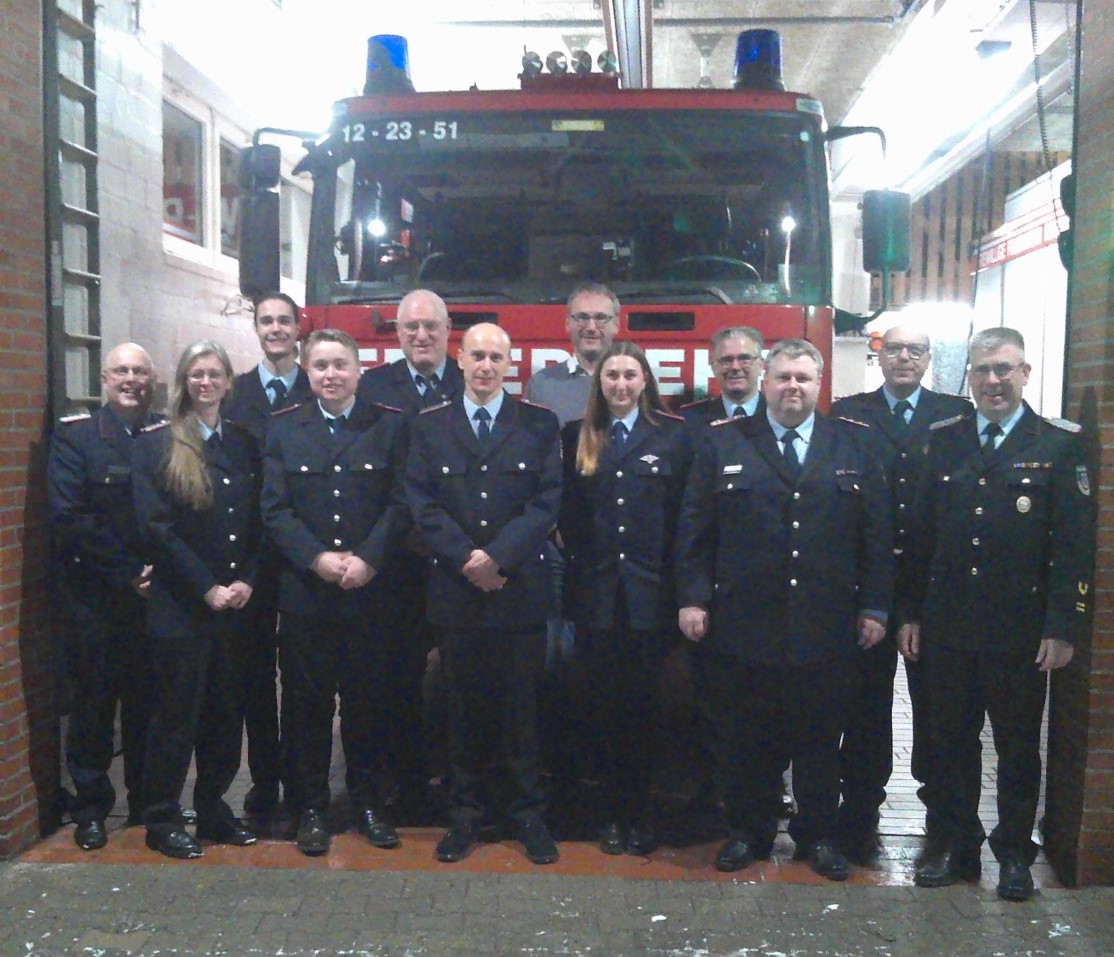 Rückblick Freiwillige Feuerwehr Klecken Führungswechsel