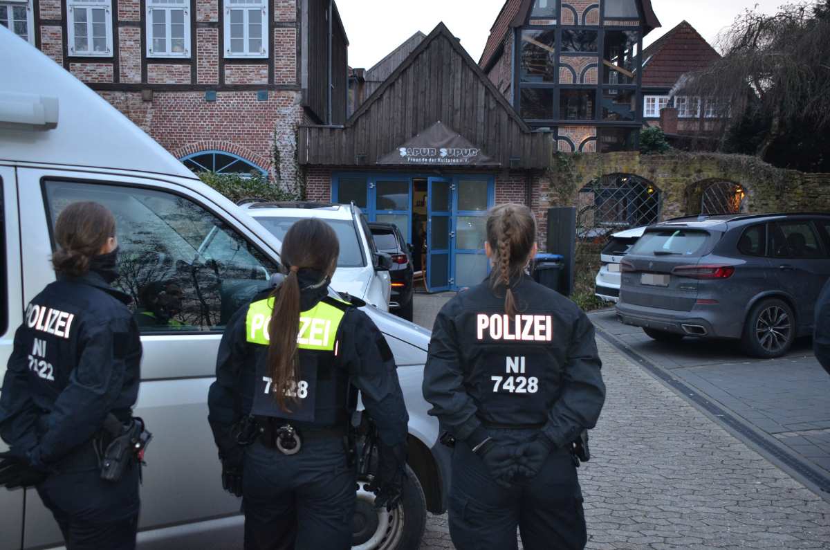 two women in police uniforms