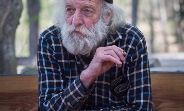 a man sitting at a table