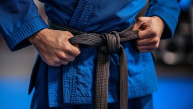 a person in a blue uniform