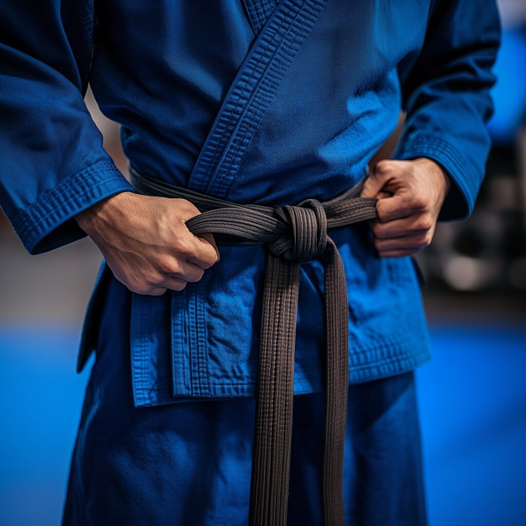 a person in a blue uniform