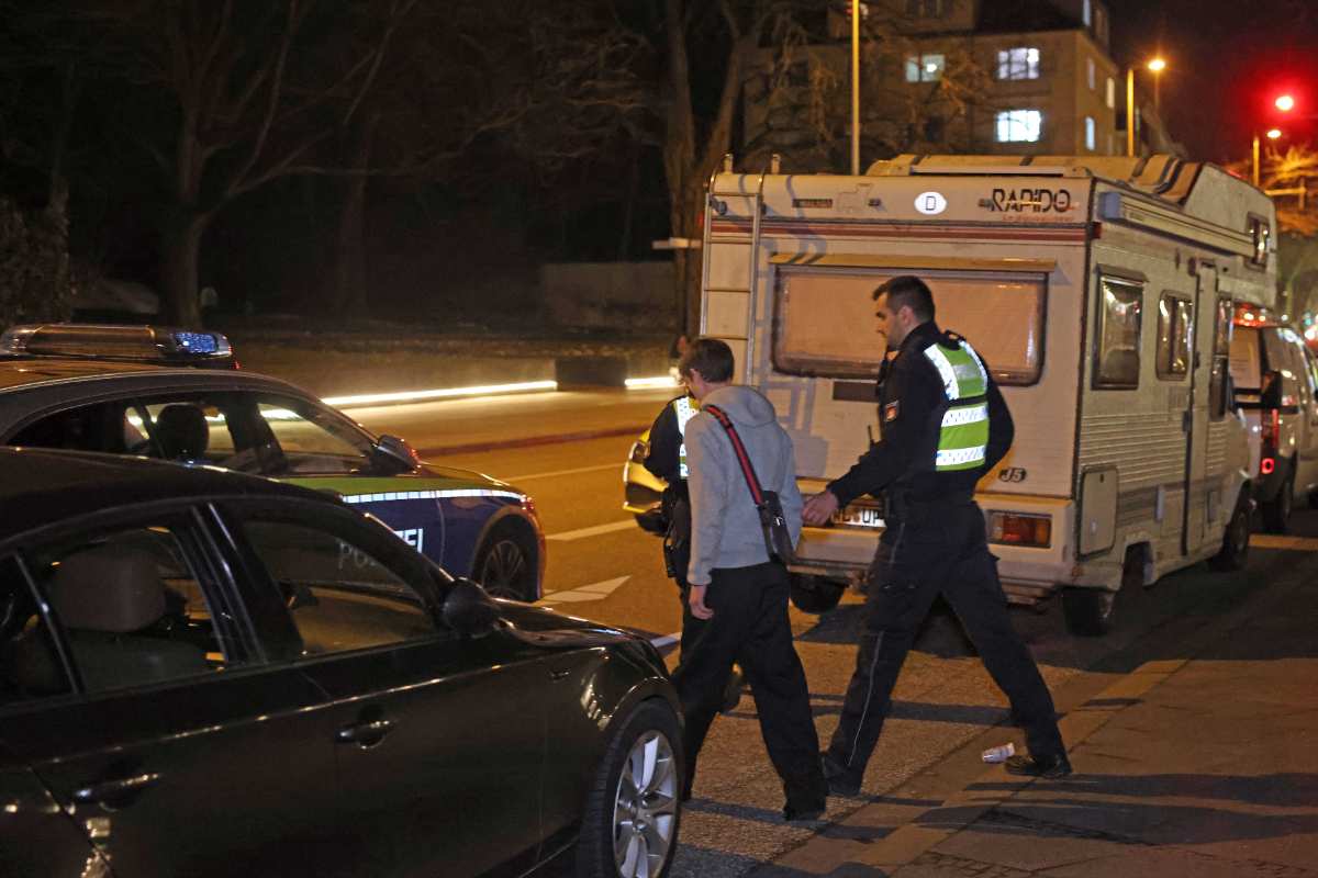 two police officers on a street