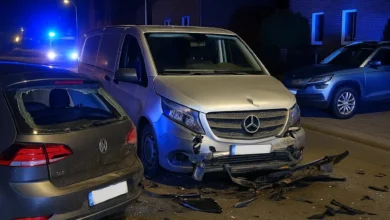 a car crash on the street