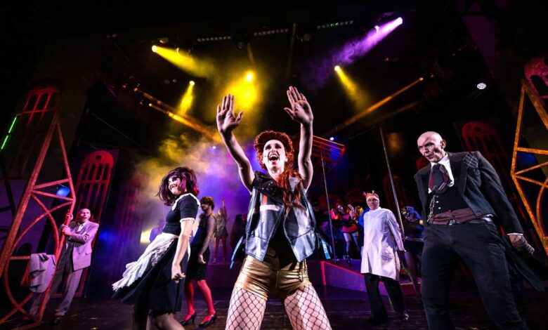 a group of people on a stage