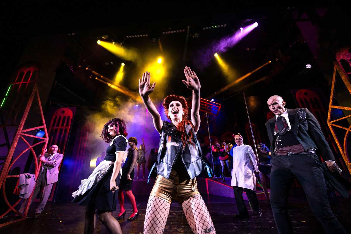 a group of people on a stage