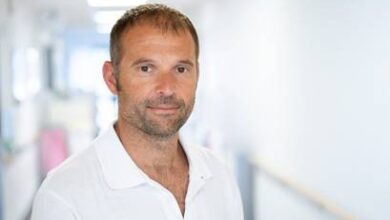 a man in a white shirt