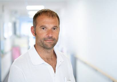 a man in a white shirt