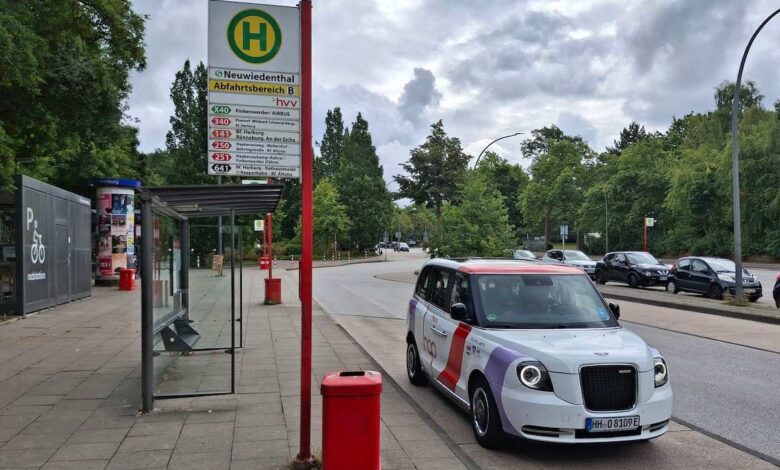 a car parked on the side of a road