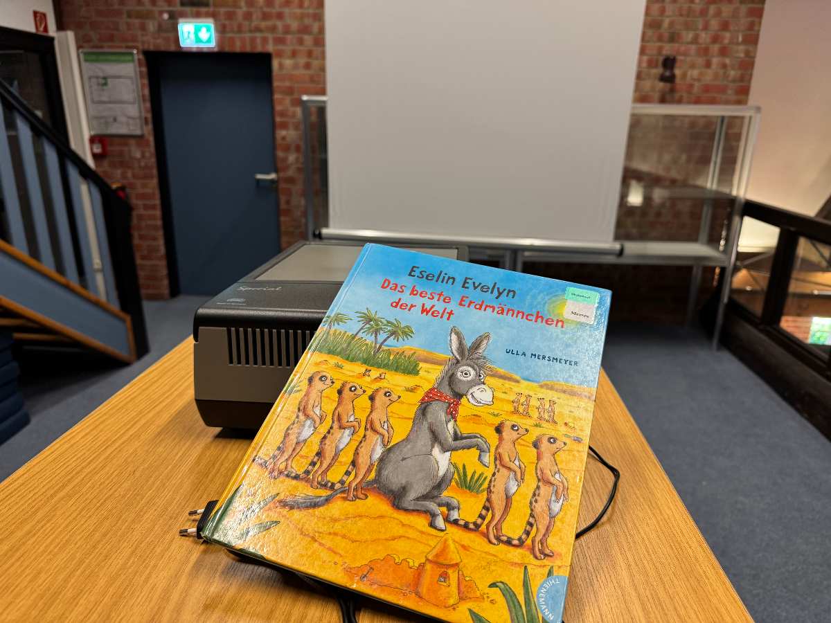 a book on a table
