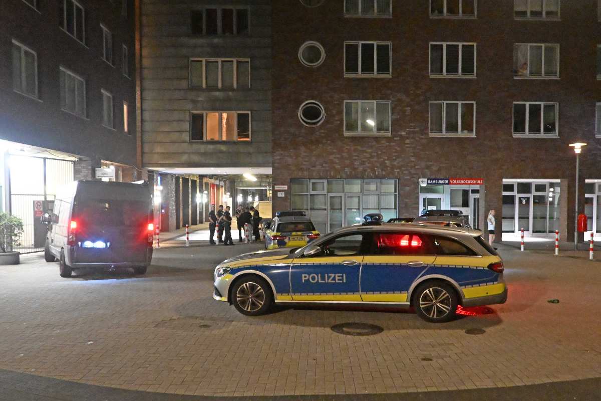 police cars parked in a street