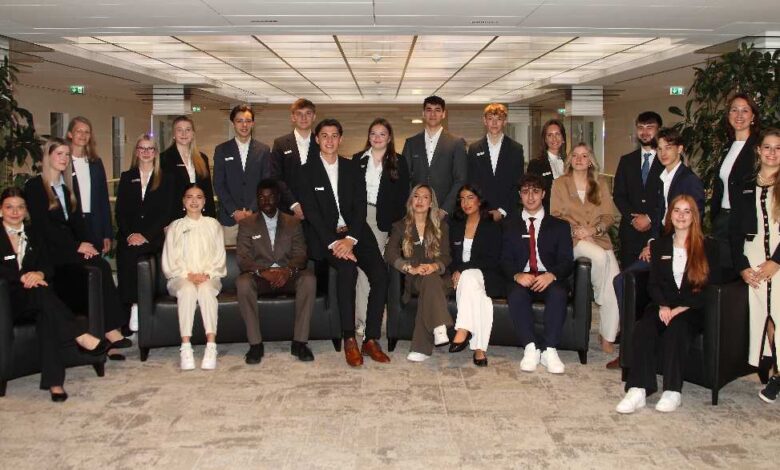 a group of people posing for a photo