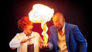 Experiment mit Feuer und Wissenschaft