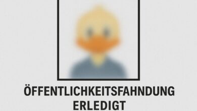 Gesicht unscharf, Fahndung erledigt