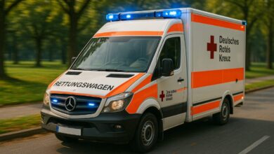 Rettungswagen des Deutschen Roten Kreuzes