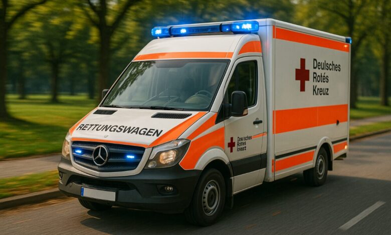 Rettungswagen des Deutschen Roten Kreuzes