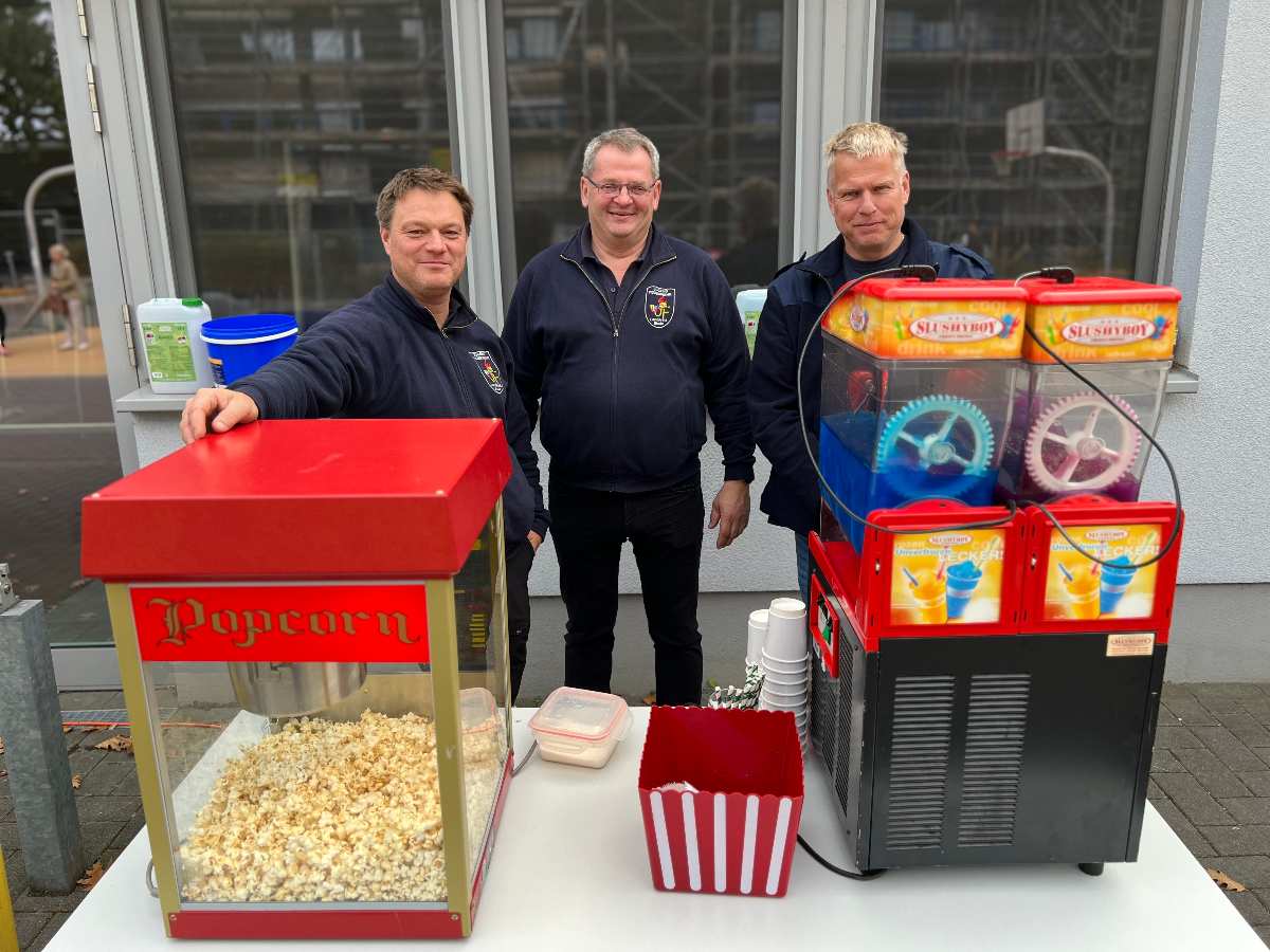 Popcorn- und Slush-Eis-Verkäufer