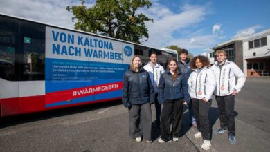 Fünf Jahre Wärmebus, zehn Jahre Hanseatic Help: Hamburg feiert doppelte Jubiläumstour für mehr Menschlichkeit
