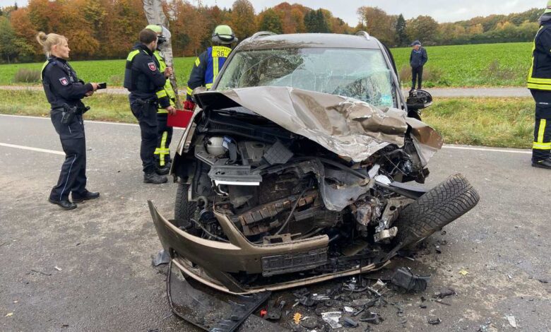 Frontalcrash bei Horneburg-Daudieck: Mehrere Verletzte – Rettungshubschrauber im Einsatz