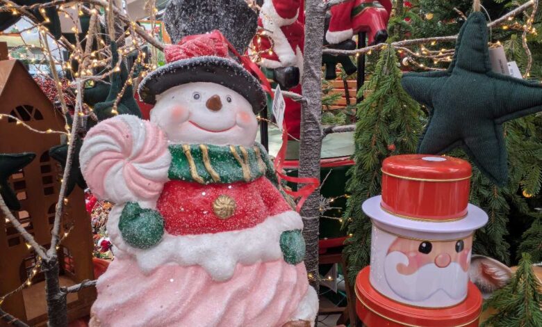 Weihnachtsmärkte bei OBI Neugraben und Harburg – Adventszeit mit Herz, Glanz und Disney-Magie 1 Weihnachtsschmuck mit Schneemann und Santa