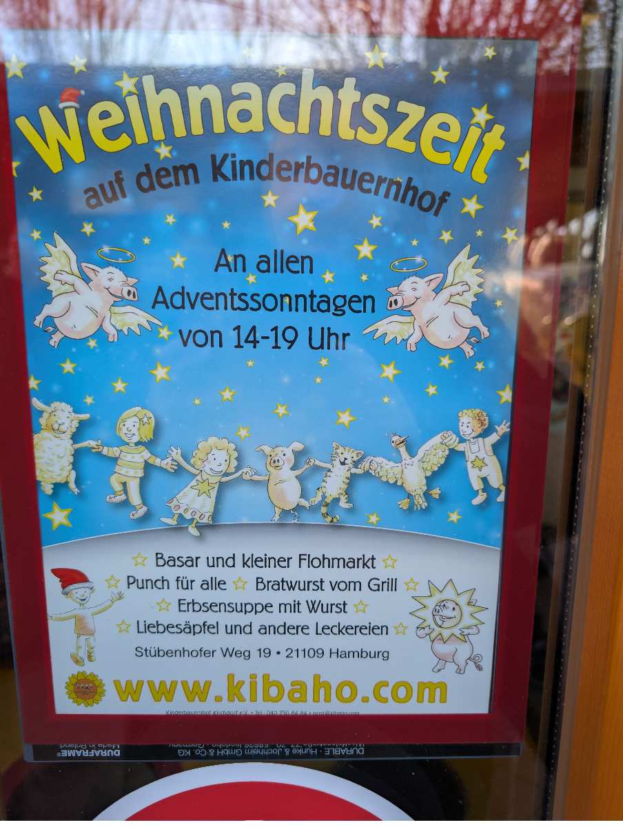 Weihnachtsmarkt auf dem Kinderbauernhof